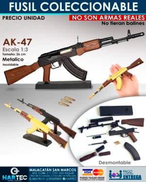 FUSIL AK47 -REPLICA COLECCIONABLE