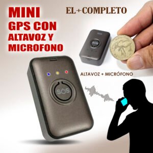 MINI GPS INTERCOMUNICADOR CON ALTAVOZ Y MICROFONO