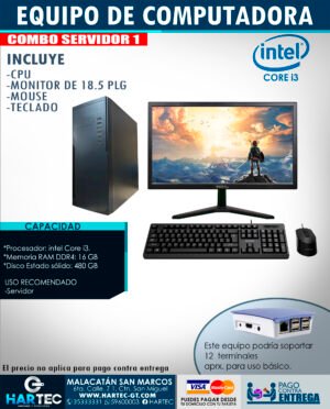 EQUIPO DE COMPUTADORA SERVIDOR 1