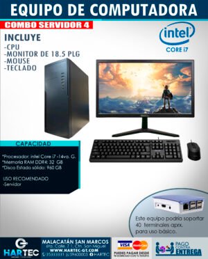 EQUIPO DE COMPUTADORA SERVIDOR 4