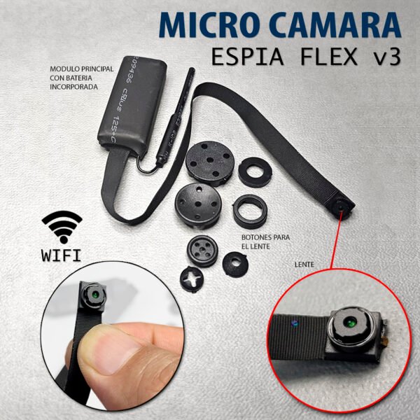 MICRO CAMARA ESPIA FLEXIBLE WIFI V3