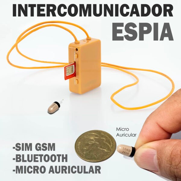 COLLAR GSM+ BLUETOOTH CON MICRO AURICULAR