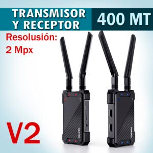 TRANSMISOR Y RECEPTOR HDMI INALÁMBRICO, 400Mt, 2,4/5. GHZ 1080P FULL HD -V2