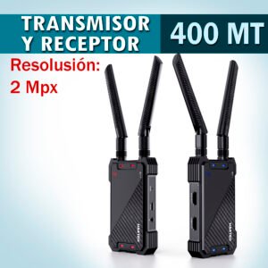 TRANSMISOR Y RECEPTOR HDMI INALÁMBRICO, 400Mt, 2,4/5. GHZ 1080P FULL HD