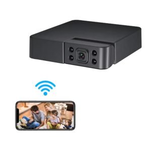 MINI CAMARA CON LENTE GIRATORIO Y VISION NOCTURNA WIFI 2MPX.