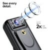 MINI CAPARA CORPORAL WIFI CON MONITOR 4MPX + VISION NOCTURNA - Imagen 2