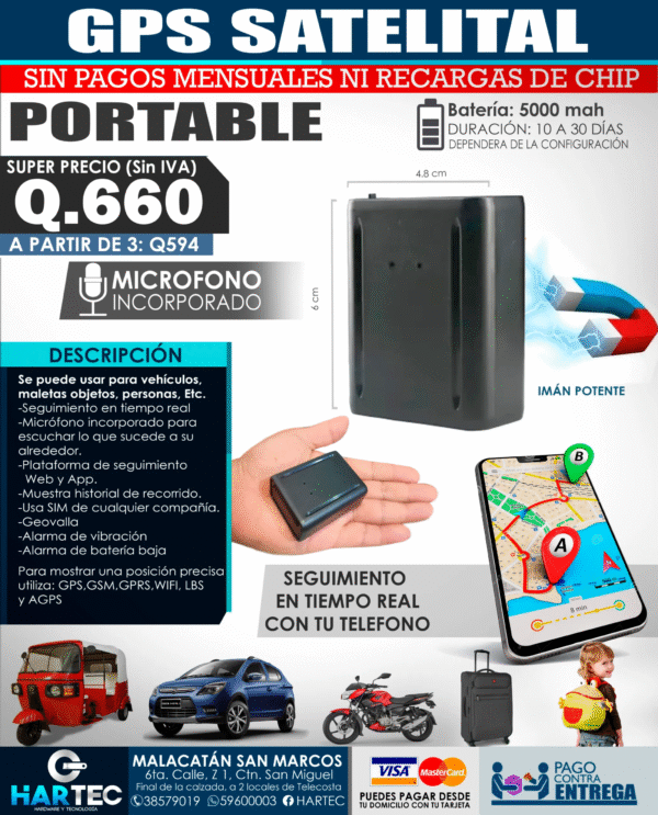 GPS PORTABLE 5000 MAH