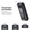 MINI CAPARA CORPORAL WIFI CON MONITOR 4MPX + VISION NOCTURNA - Imagen 3