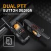 WALKIE-TALKIES DE LARGO ALCANCE, IMPERMEABLE IP67 DE 2W. 10KM GASWEI - Imagen 3