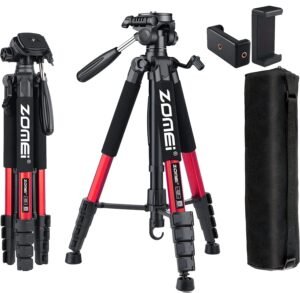TRIPODE PROFESIONAL PARA CAMARAS Y TELEFONOS. 188CM. ZOMEI