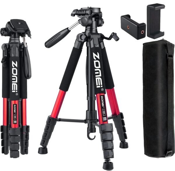 TRIPODE PROFESIONAL PARA CAMARAS Y TELEFONOS. 188CM. ZOMEI