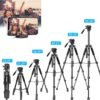 TRIPODE PROFESIONAL PARA CAMARAS Y TELEFONOS 2 EN 1. 170CM. ZOMEI - Imagen 3