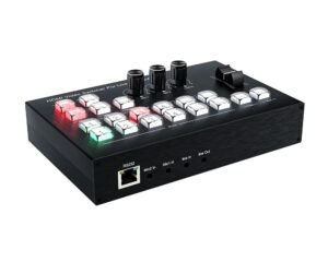 MEZCLADOR Y CONMUTADOR DE VIDEO Y AUDIO 4 CH. 2 MPX. M1