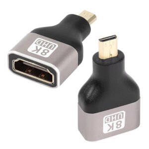 ADAPTADOR MICRO HDMI A HDMI HEMBRA 8K 60HZ