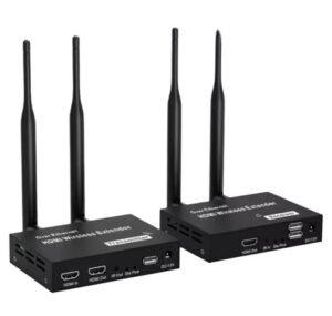 TRANSMISOR DE VIDEO HDMI,USB E INFRAROJO, ALCANCE 200MT