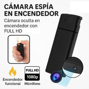 ENCENDEDOR CON CÁMARA OCULTA 2MPX REALES
