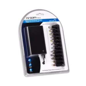 CARGADOR UNIVERSAL PARA LAPTOP 90 W. 12 PUNTAS ARGOM A00445