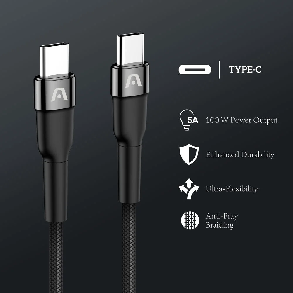 Cable USB-C a USB-C de 100 W, trenzado de nailon Dura Speed, 3 m/10 pies. - Imagen 6
