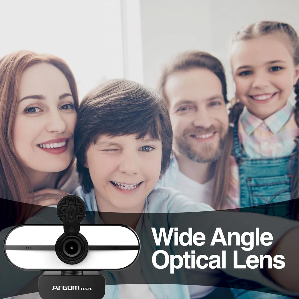 CAMARA WEB 2MPX. CON MIC + LED ARGOM - Imagen 2