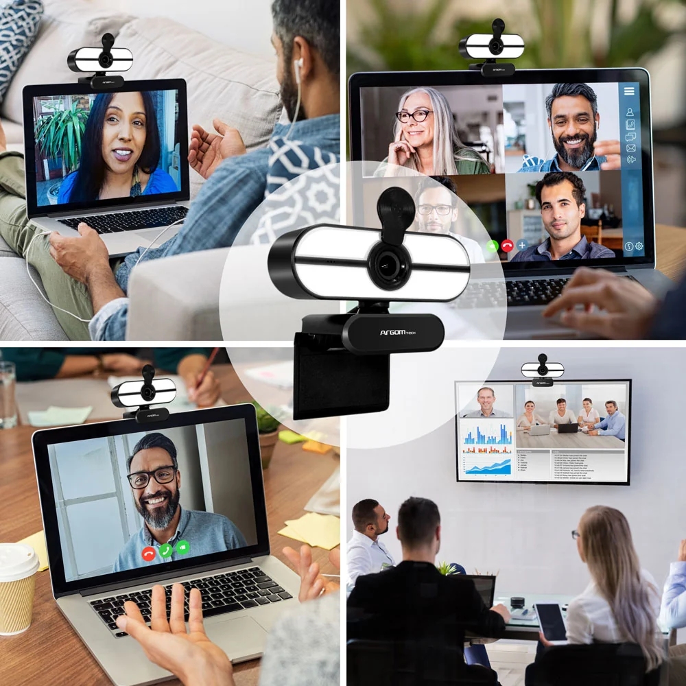 CAMARA WEB 2MPX. CON MIC + LED ARGOM - Imagen 6