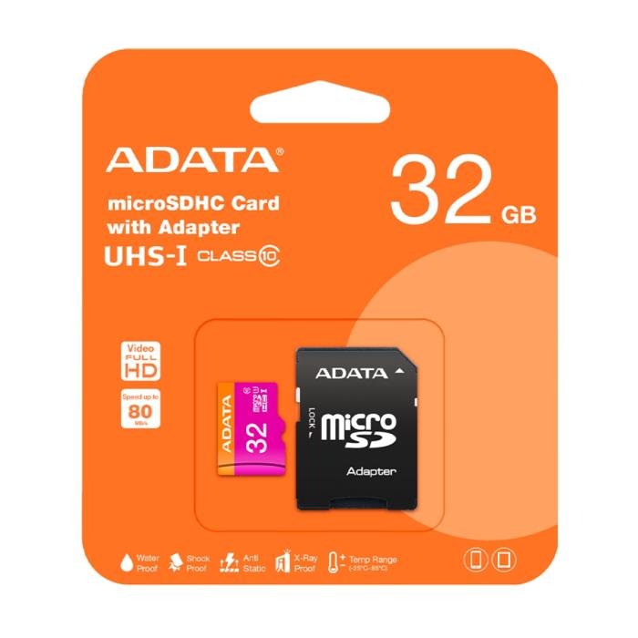 MEMORIA MICROSD CLASE 10 32 GB ADATA