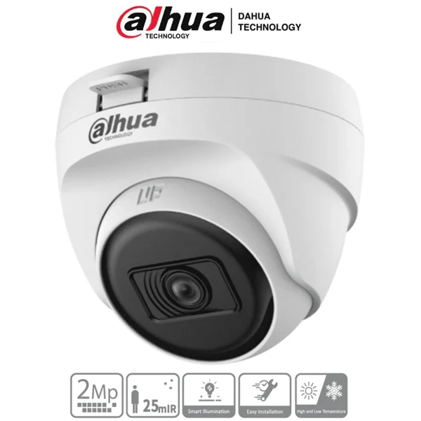 CAMARA RES. DOMO 2MPX IR 20MT. DAHUA DH-HAC-T1A2IN - Imagen 2