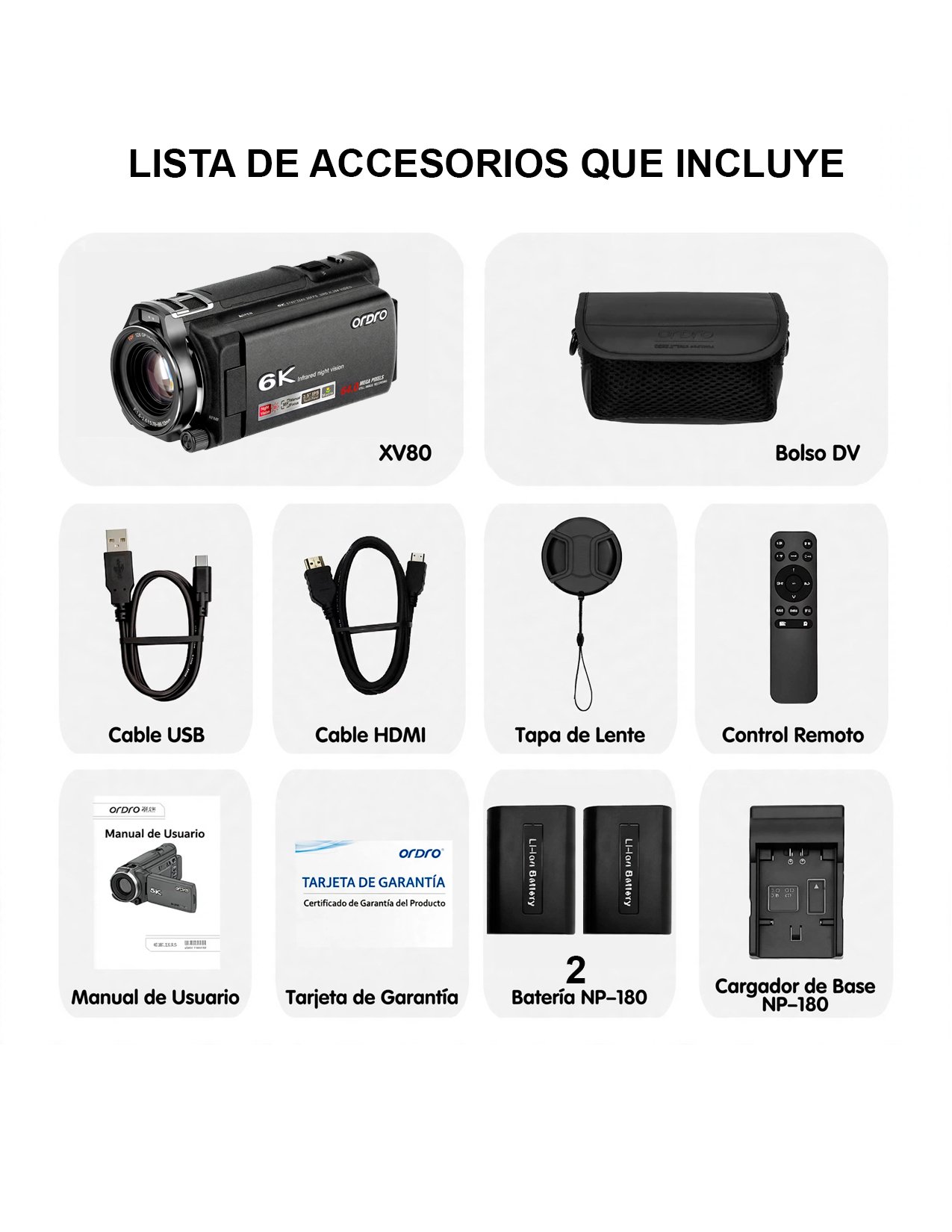 CAMARA DE VIDEO 6K CON ZOOM OPTICO 12X / 40X HÍBRIDA CON VISION INFRAROJO - Imagen 7