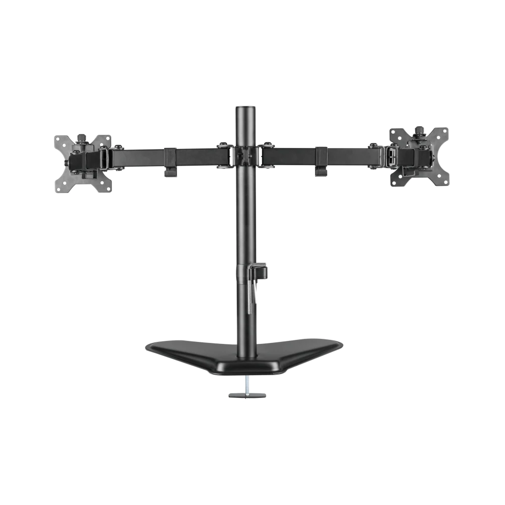 SOPORTE DE ESCRITORIO PARA 2 MONITORES SOPORTA HASTA 32'' UNNO TM8001BK - Imagen 2