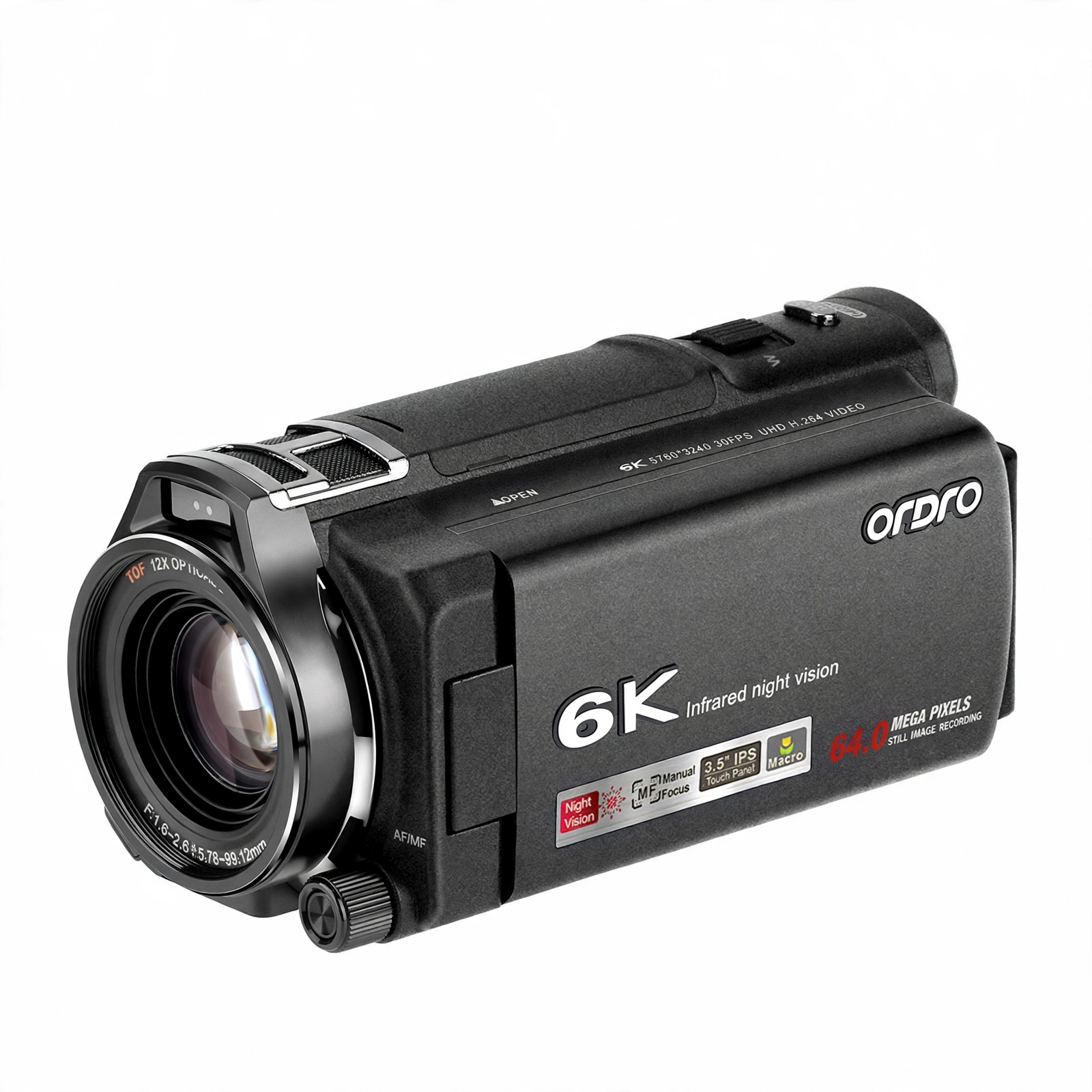 CAMARA DE VIDEO 6K CON ZOOM OPTICO 12X / 40X HÍBRIDA CON VISION INFRAROJO - Imagen 2